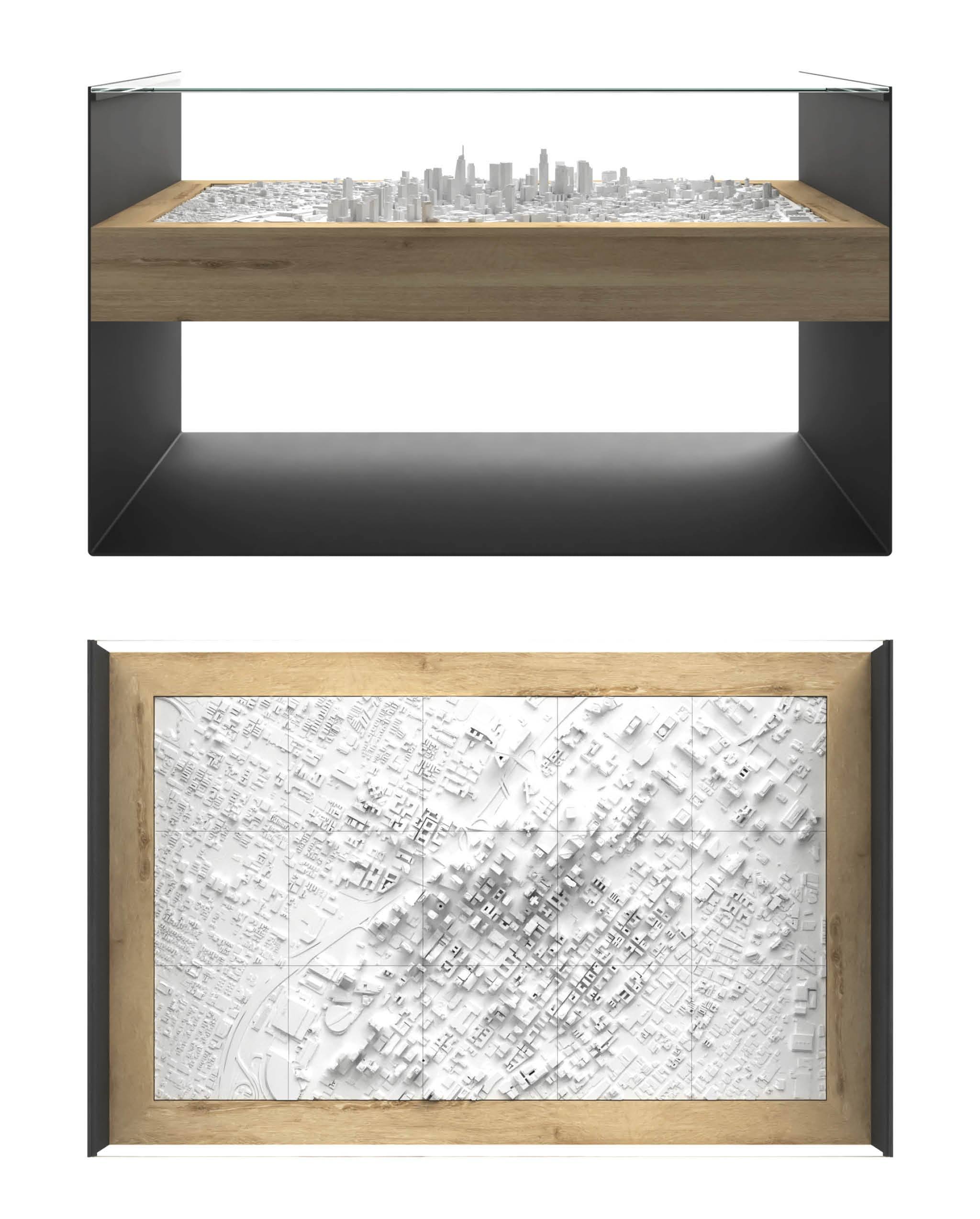 BLOK Wide Coffee Table 3D City Model BLOK - CITYFRAMES