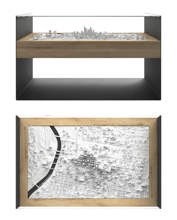 BLOK Wide Coffee Table 3D City Model BLOK - CITYFRAMES