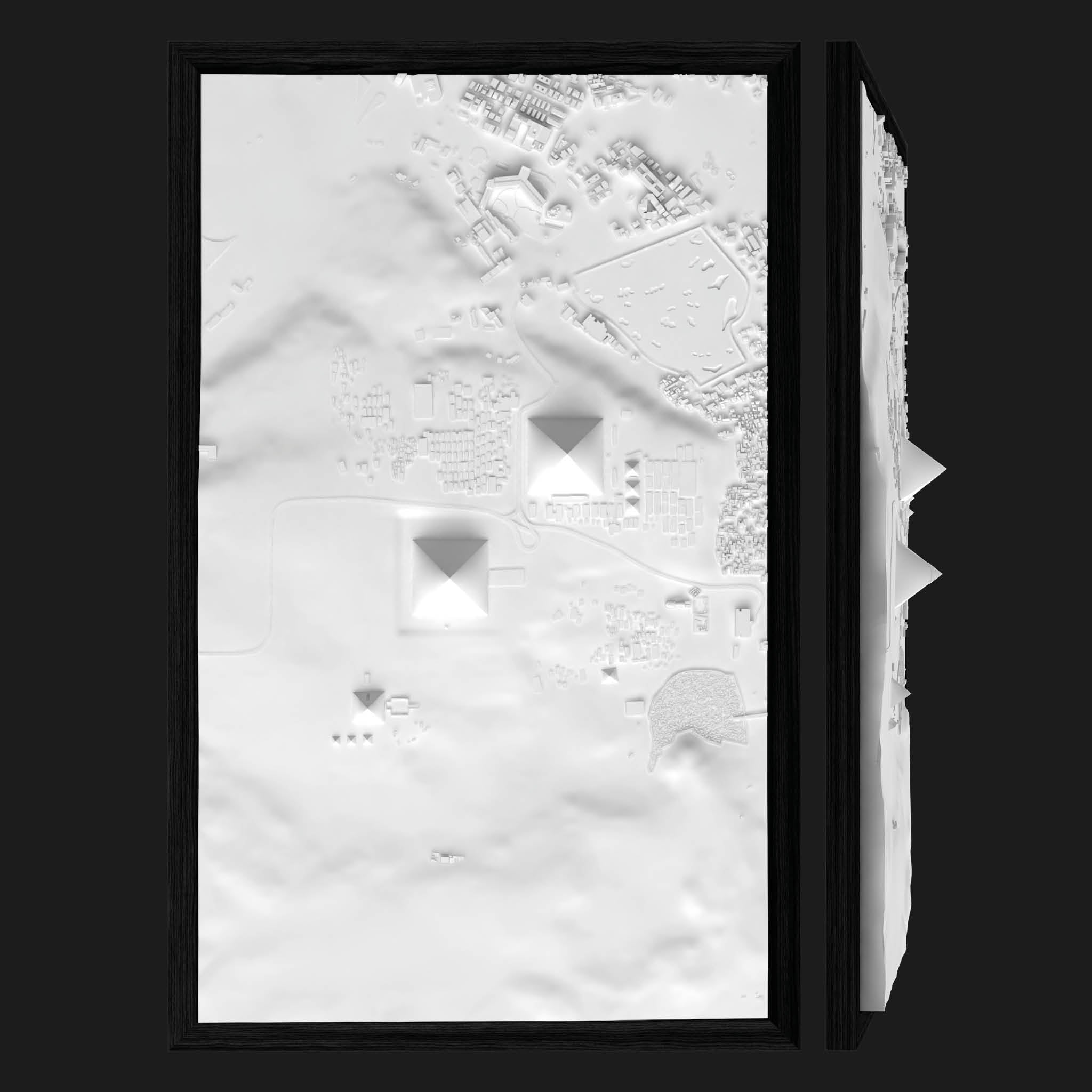 Cairo / Gizeh Frame Wide 3D City Model BFCM, search_hidden - CITYFRAMES