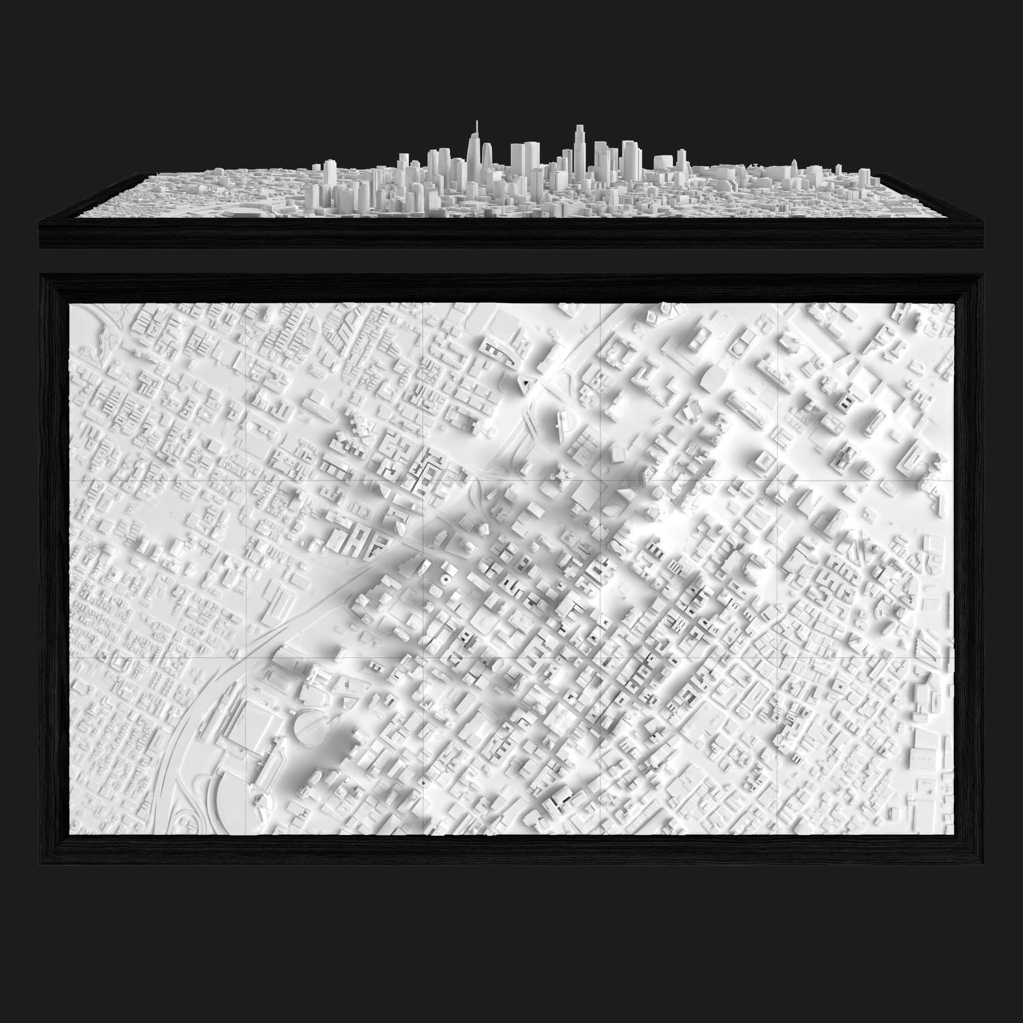 Los Angeles Frame Wide 3D City Model BFCM, search_hidden - CITYFRAMES