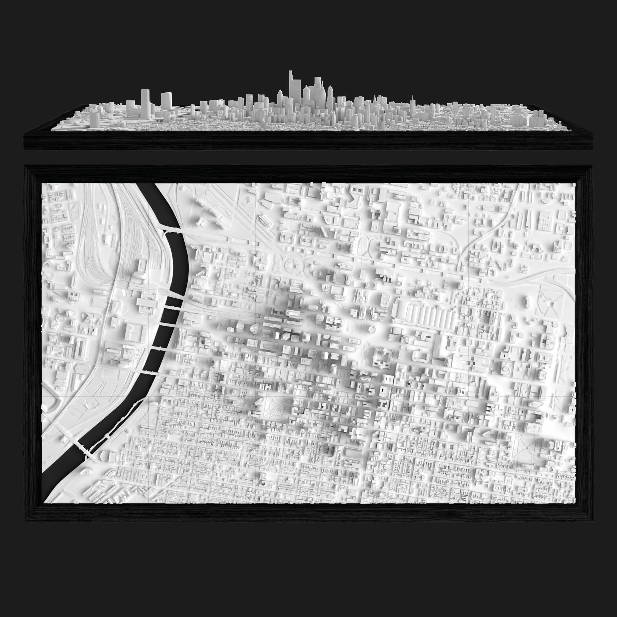 Philadelphia Frame Wide 3D City Model BFCM, search_hidden - CITYFRAMES